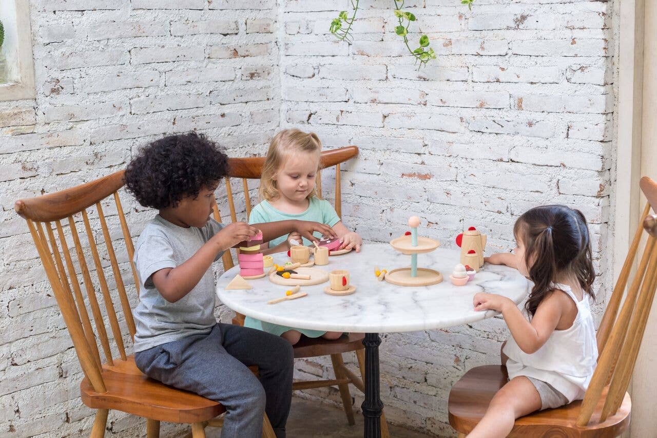 Wooden Tea Block Toy Set
