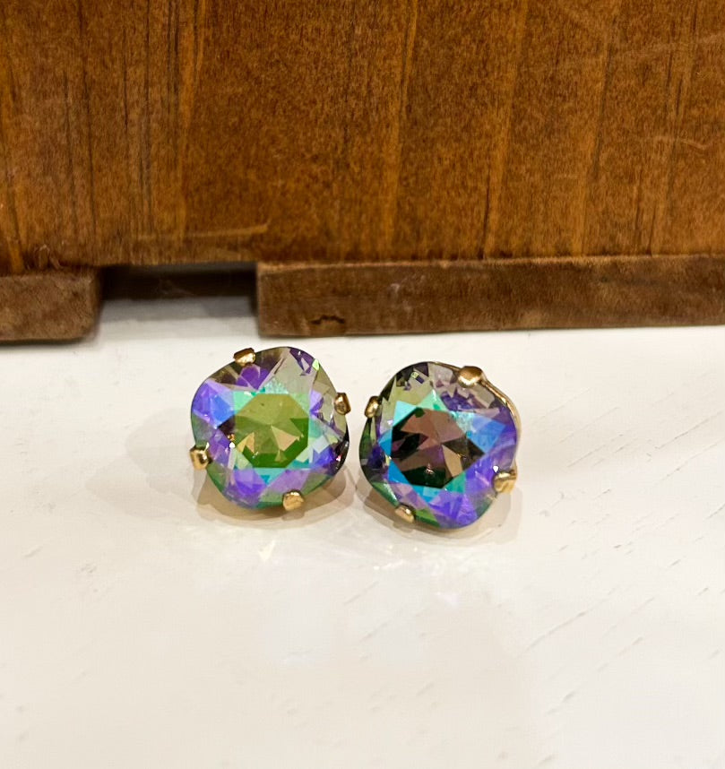 La Vie Parisienne Purple Haze Stud Earrings