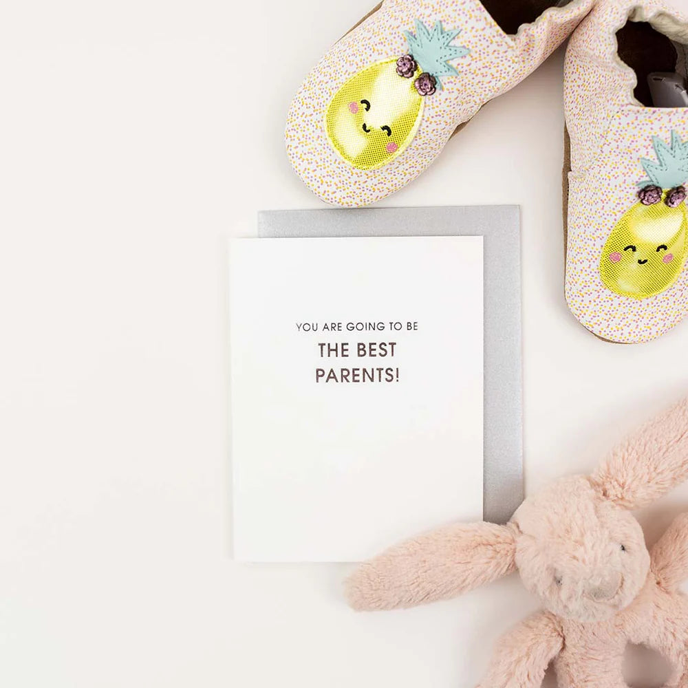 You Are Going to Be the Best Parents Letterpress Card