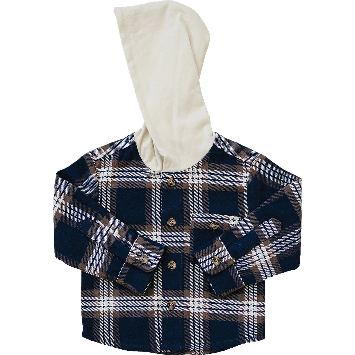 Plaid Hooded Set