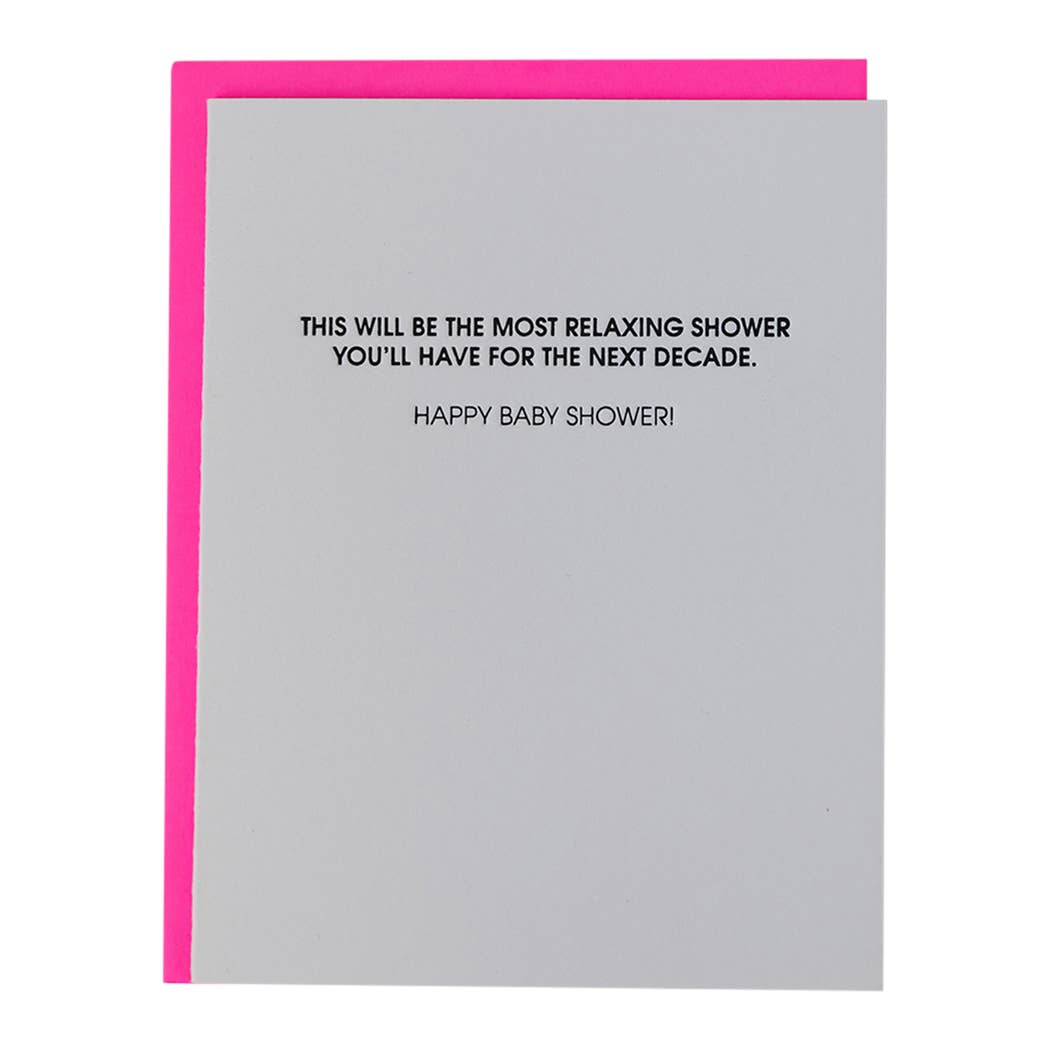 Most Relaxing Baby Shower Card
