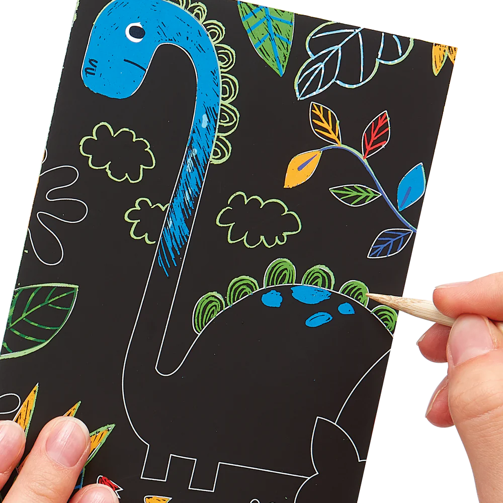 Dino Days Scratch & Scribble Art Kit