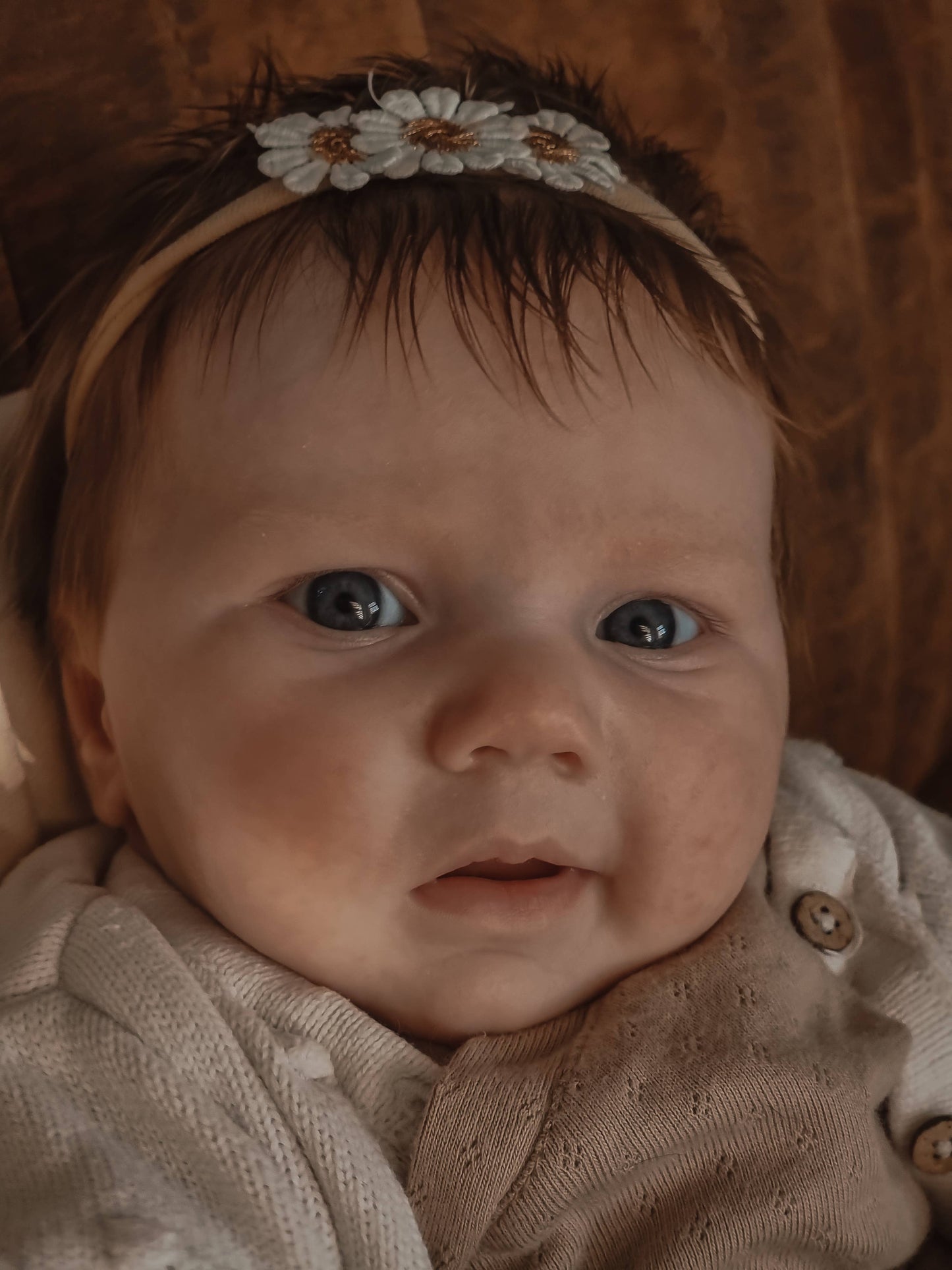 Madelief Bronze Daisy Headband