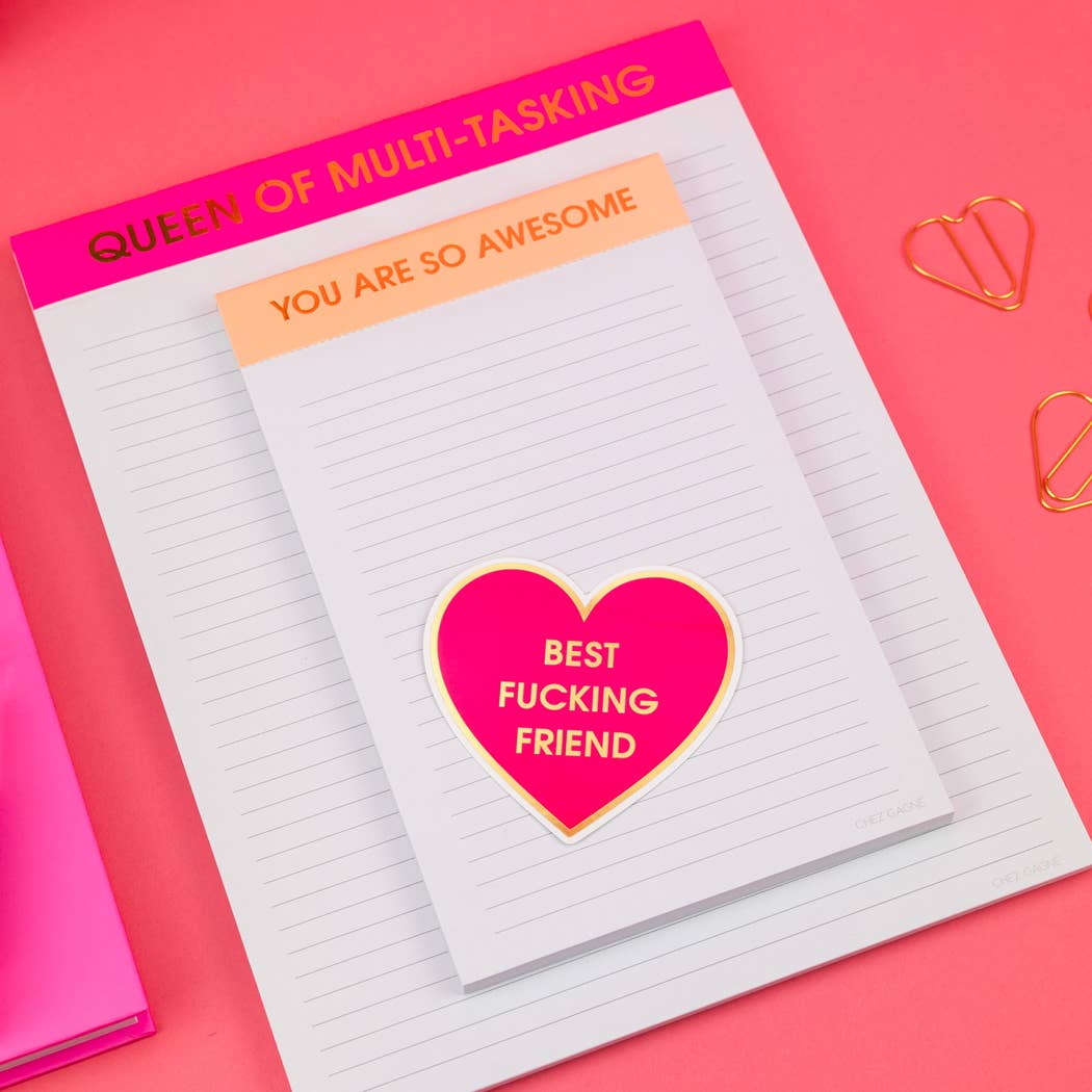 You Are So Awesome - Lined Notepad - Orange - 65 perforated pages - 5x8