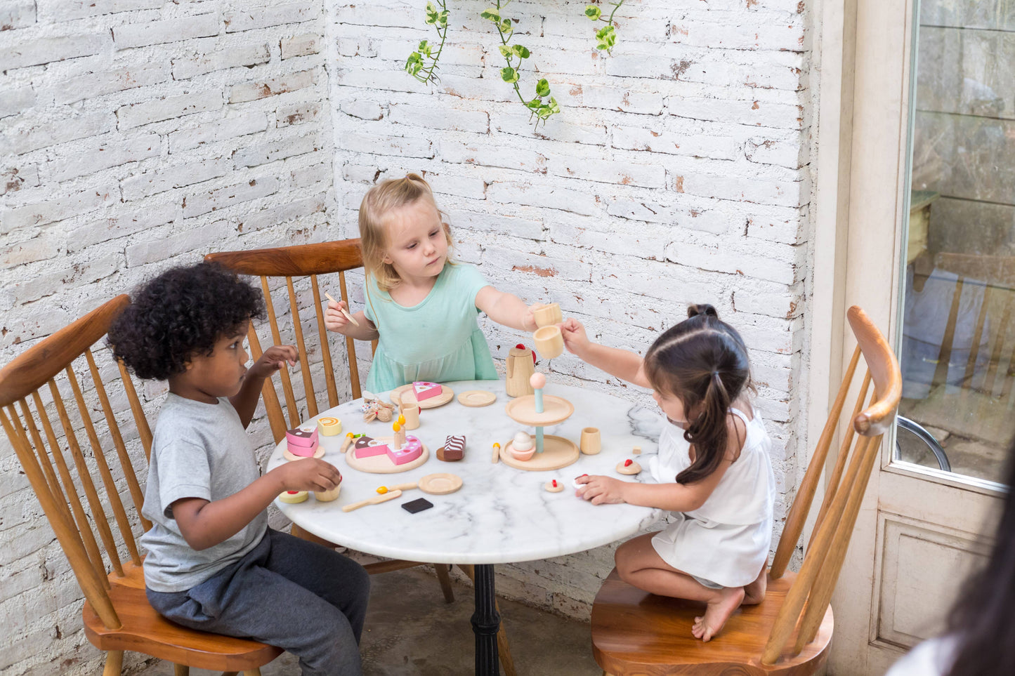 Wooden Tea Block Toy Set