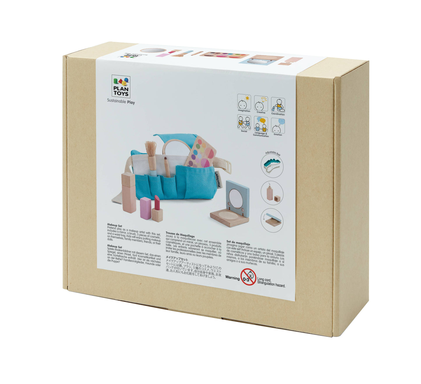 Wooden Makeup Block Toy Set