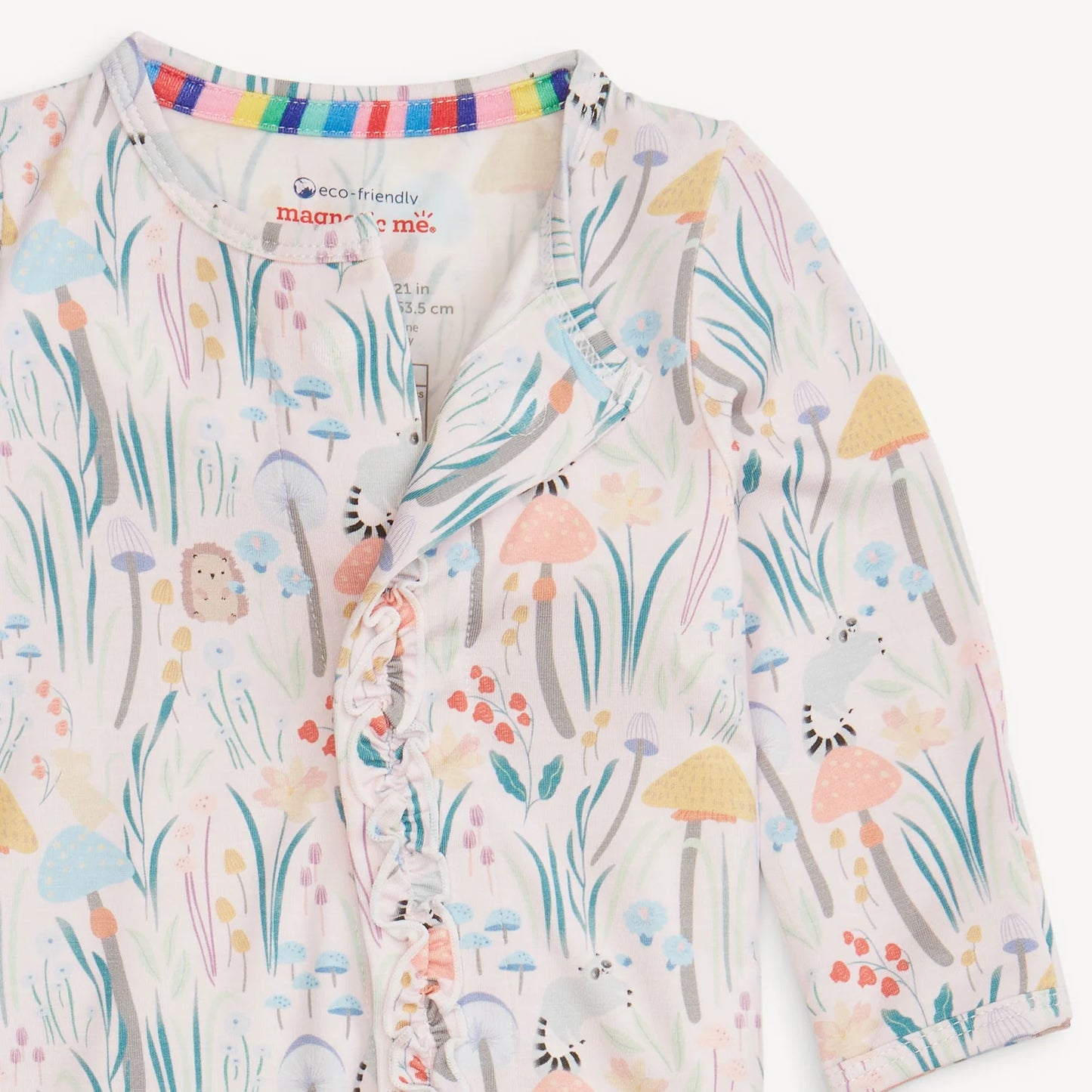 Shrooms & Blooms Ruffle Modal Footie
