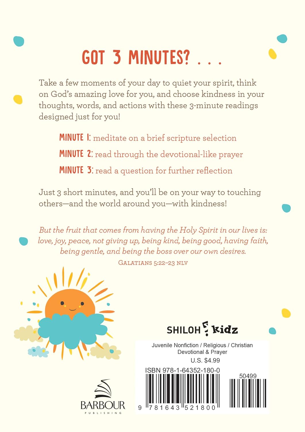 Choose Kindness: 3 Minute Devotional Inspiration for Kids