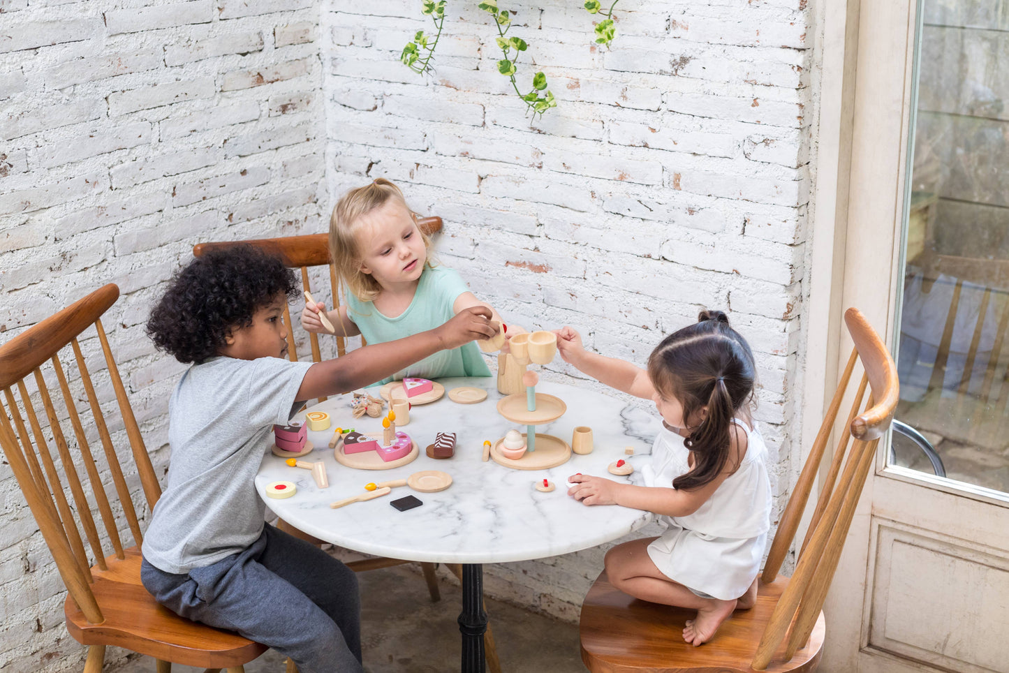 Wooden Tea Block Toy Set
