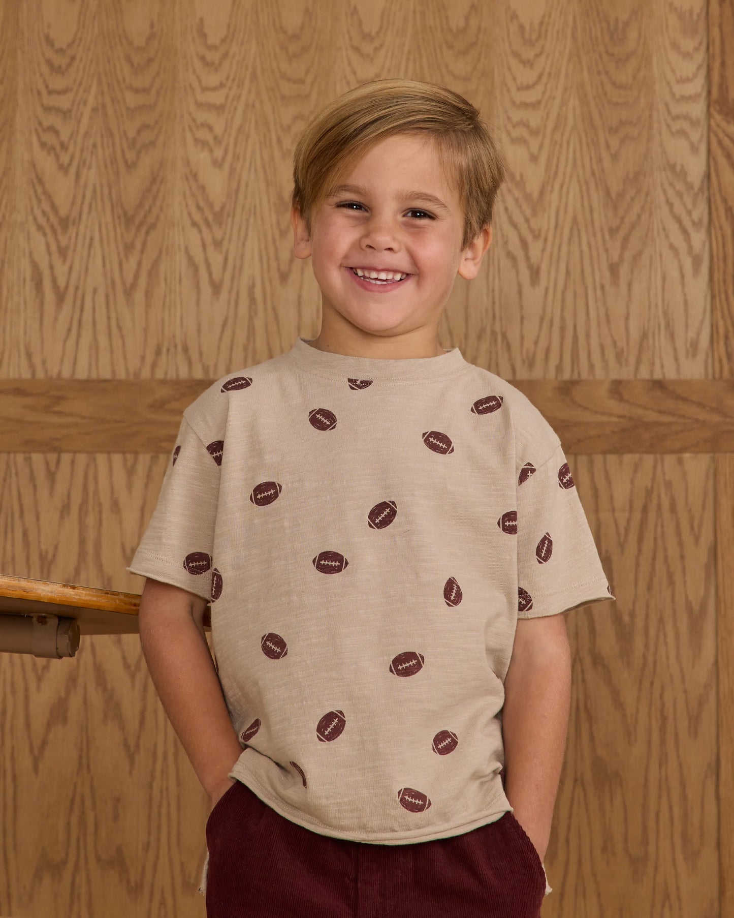 Football Raw Edge Tee