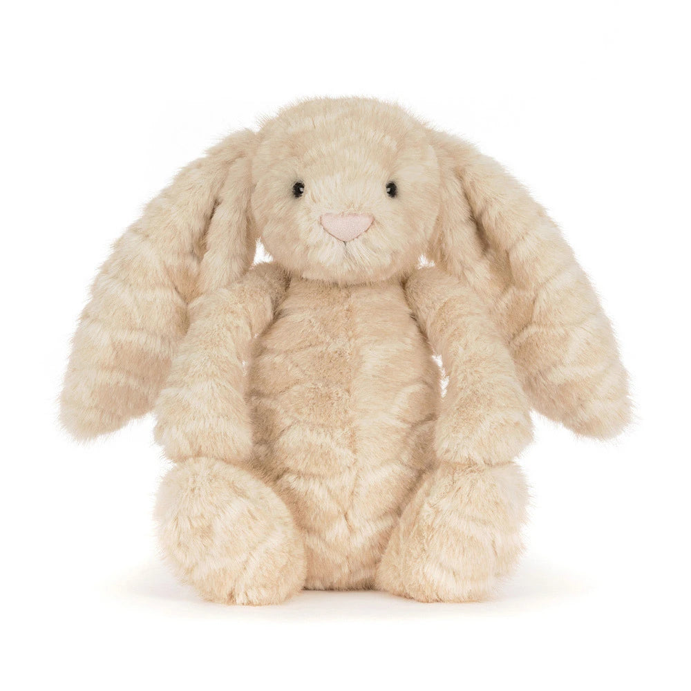 Jellycat Franilla Luxe Bunny soft fur close up