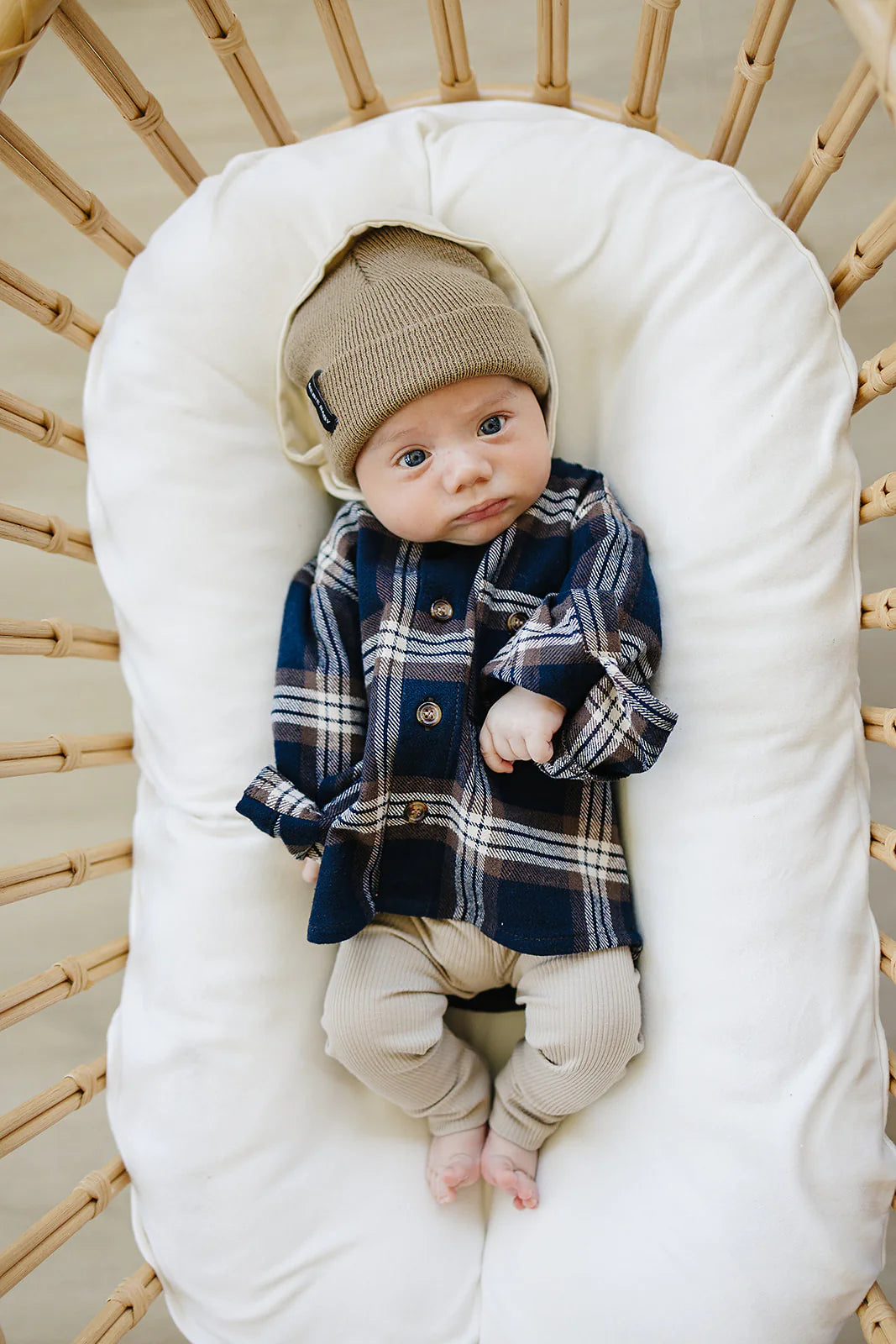 Plaid Hooded Set