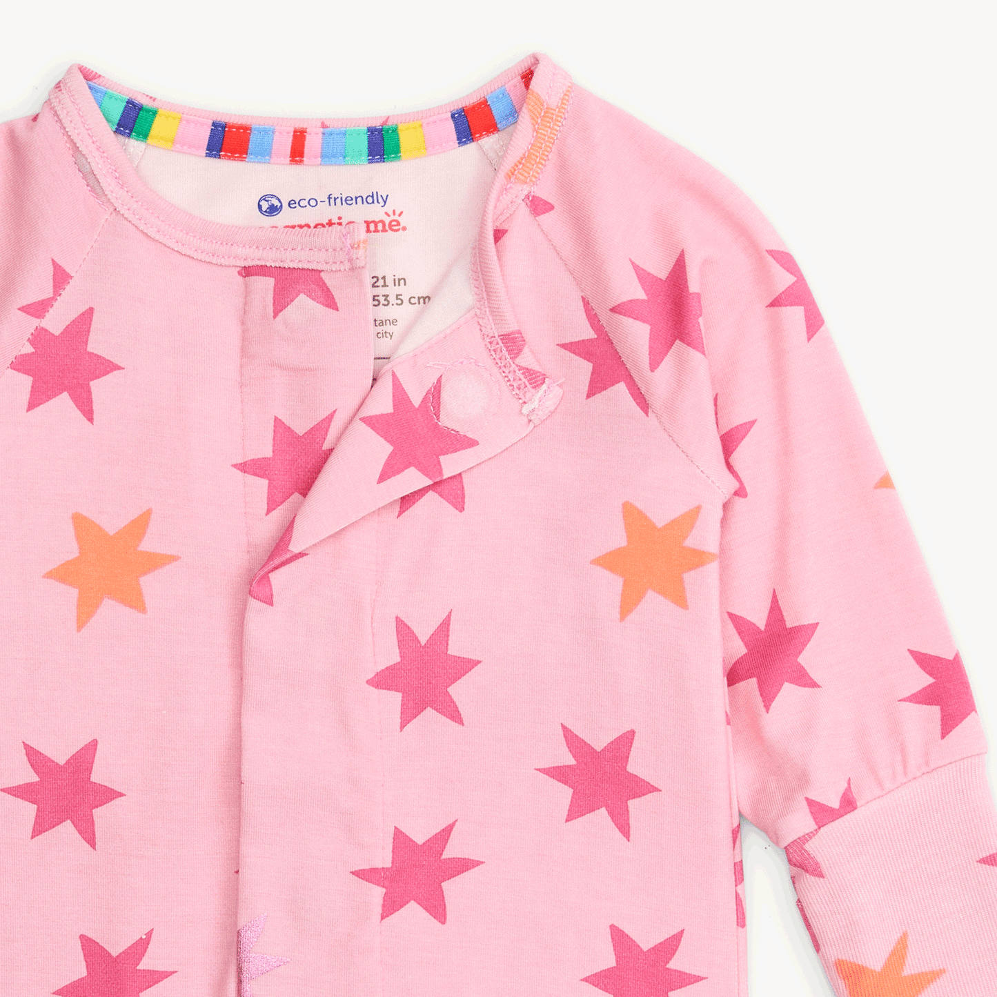 Pink Cosmic Confetti Modal Footie