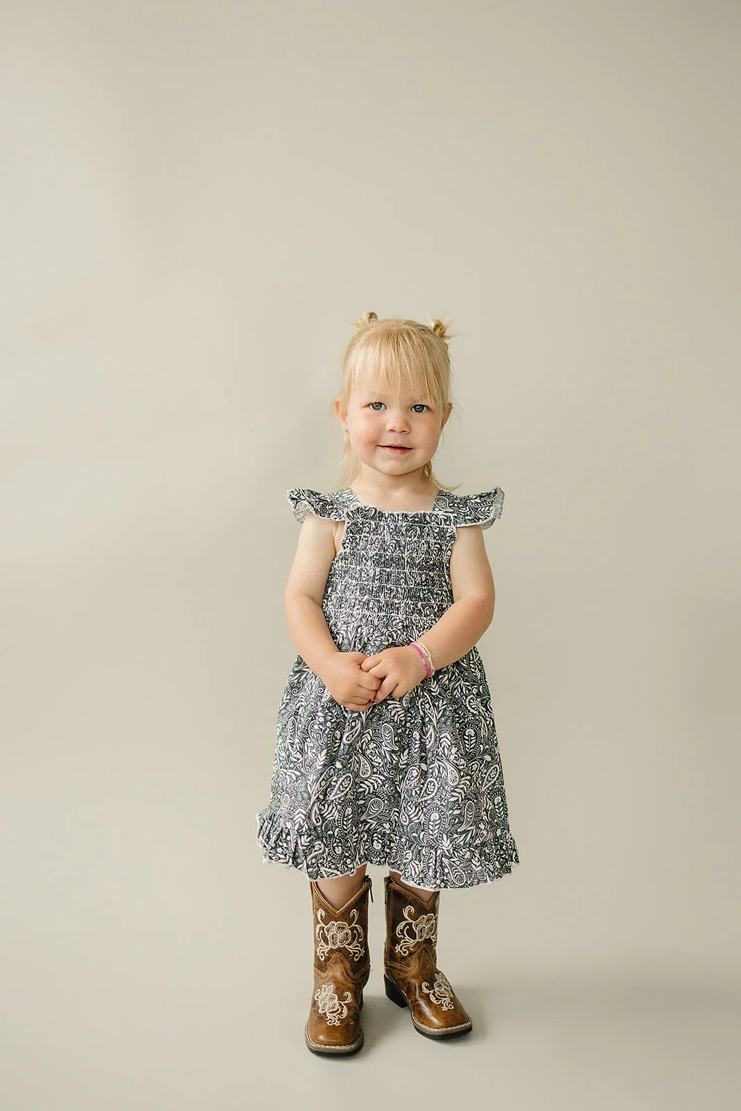 Paisley Smocked Dress