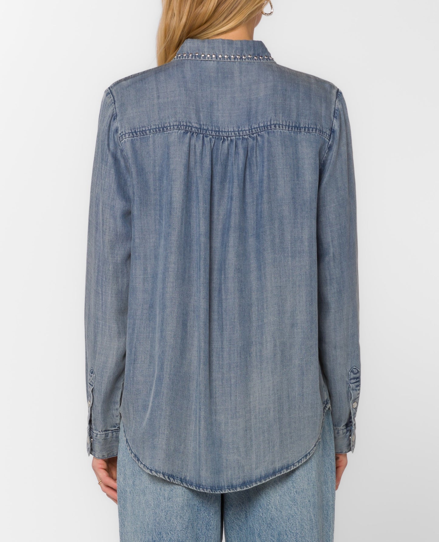 Delaine Denim Button Down