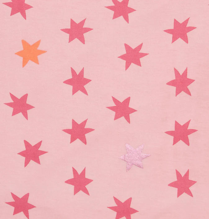 Pink Cosmic Confetti Modal Footie