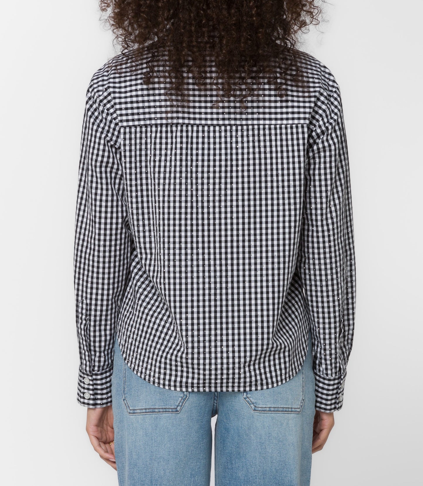 Frazer Gingham Cropped Button Down