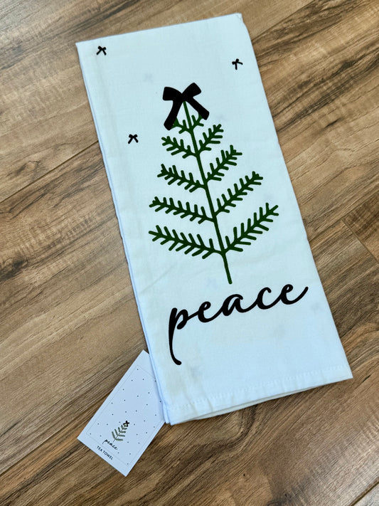 Peace Tea Towel