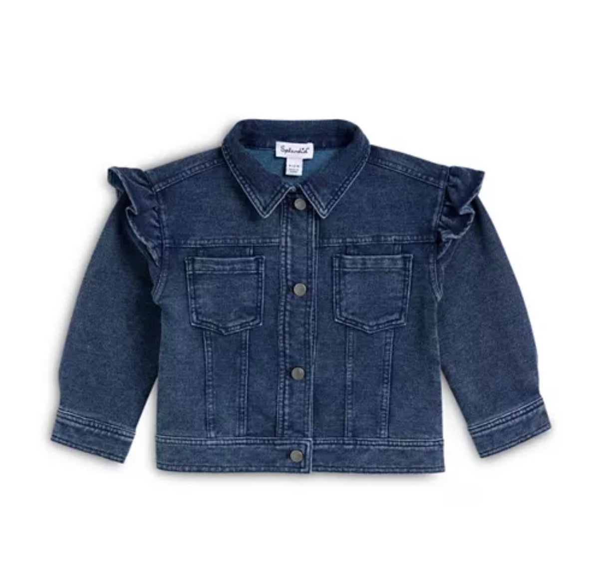Ruffle Denim Jacket