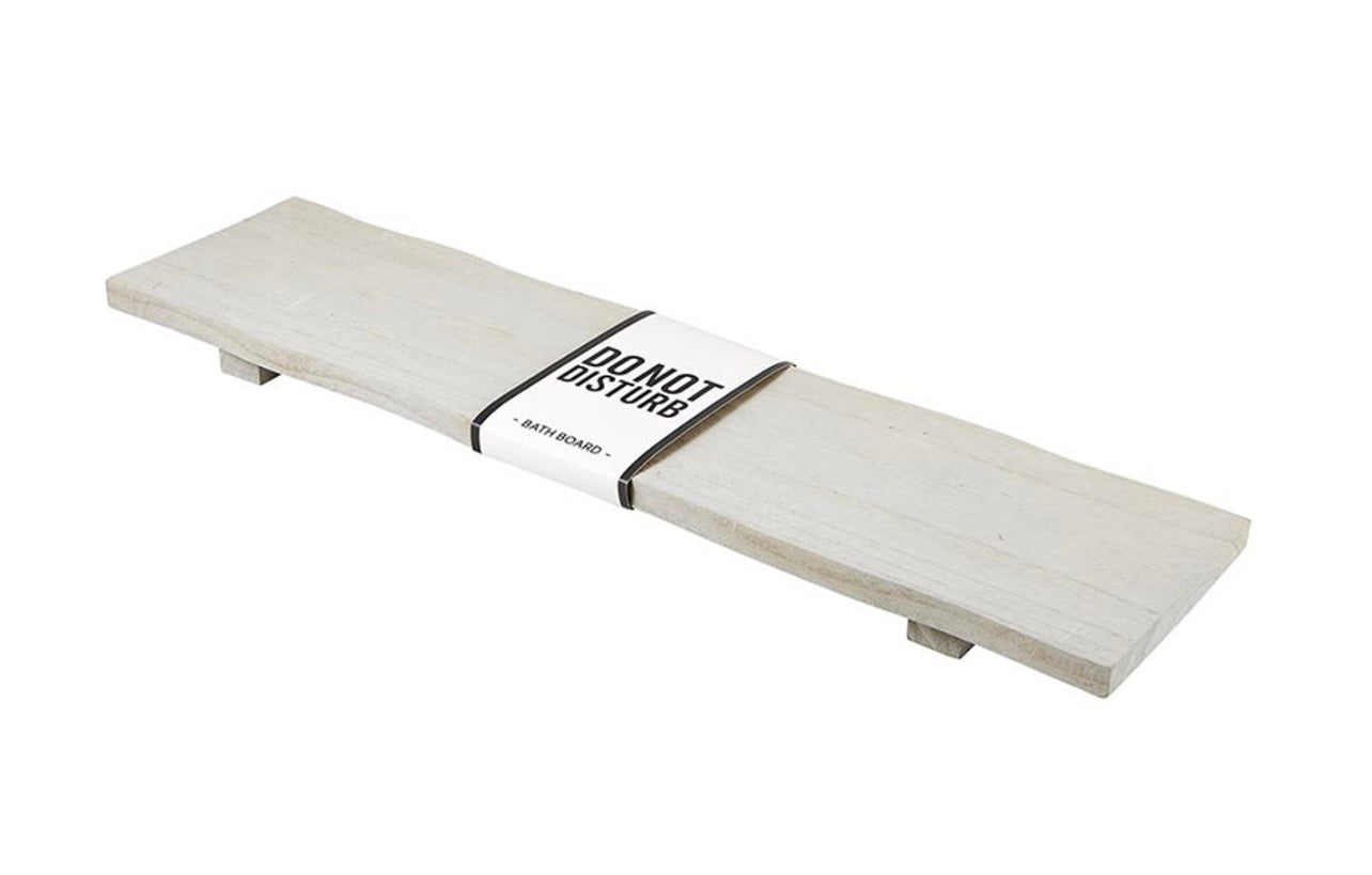 Grey Wood Bath Board