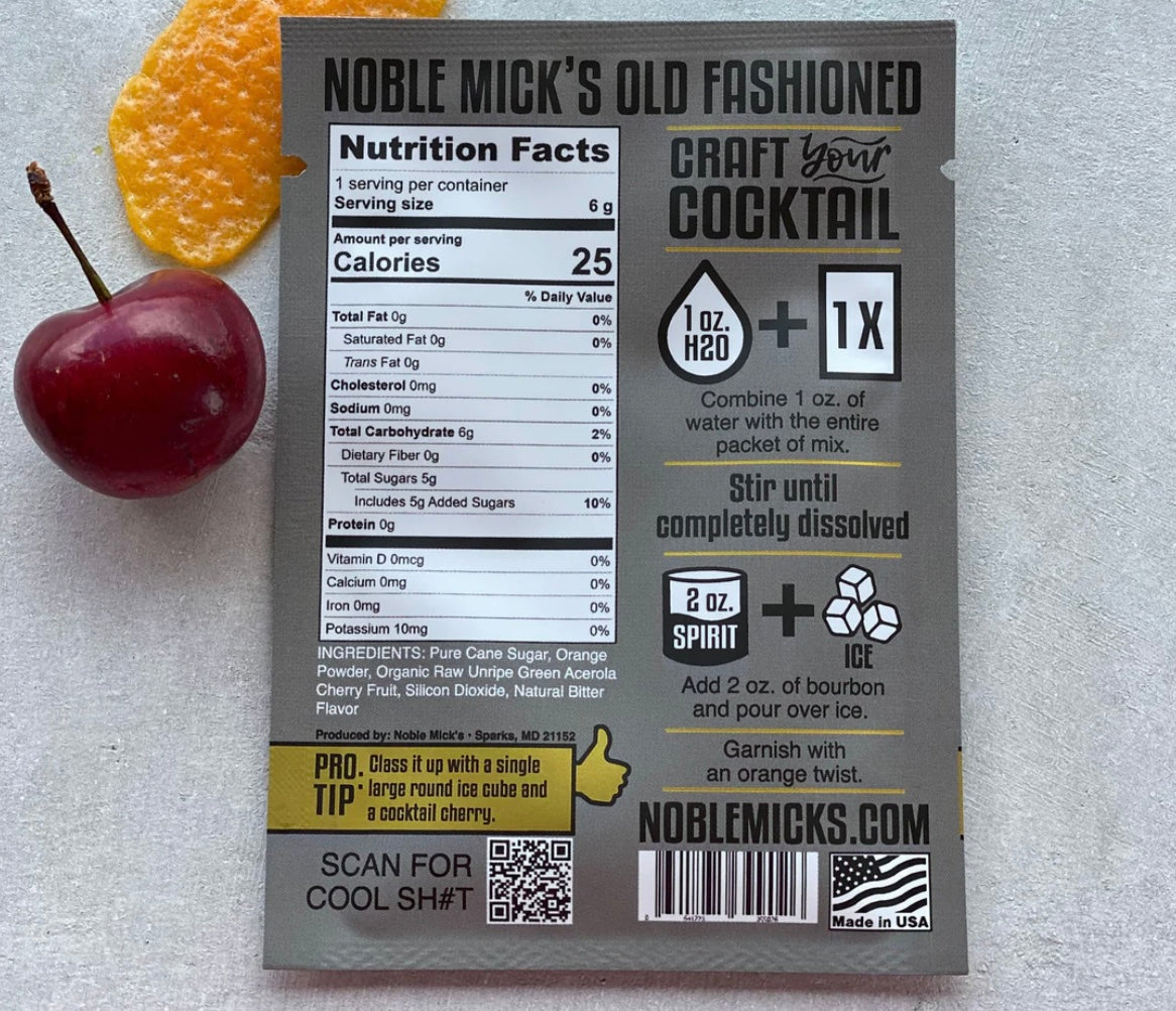 Old Fashioned Cocktail Mix