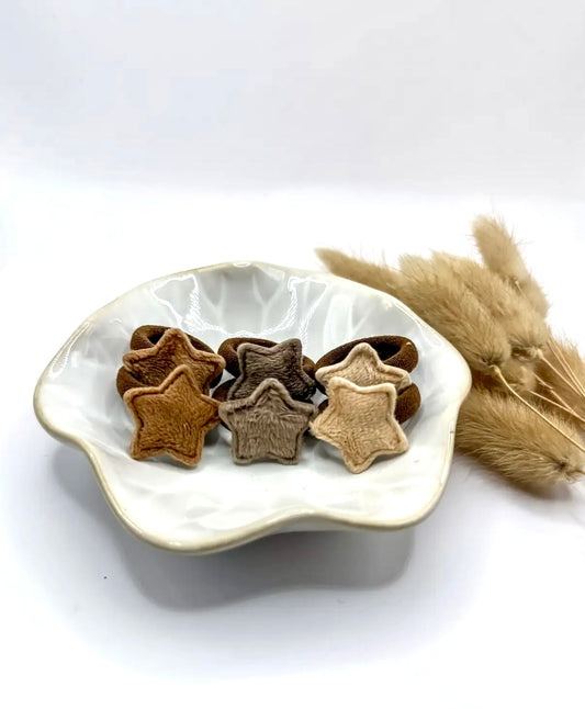 Velvet Stars Hair Tie Set