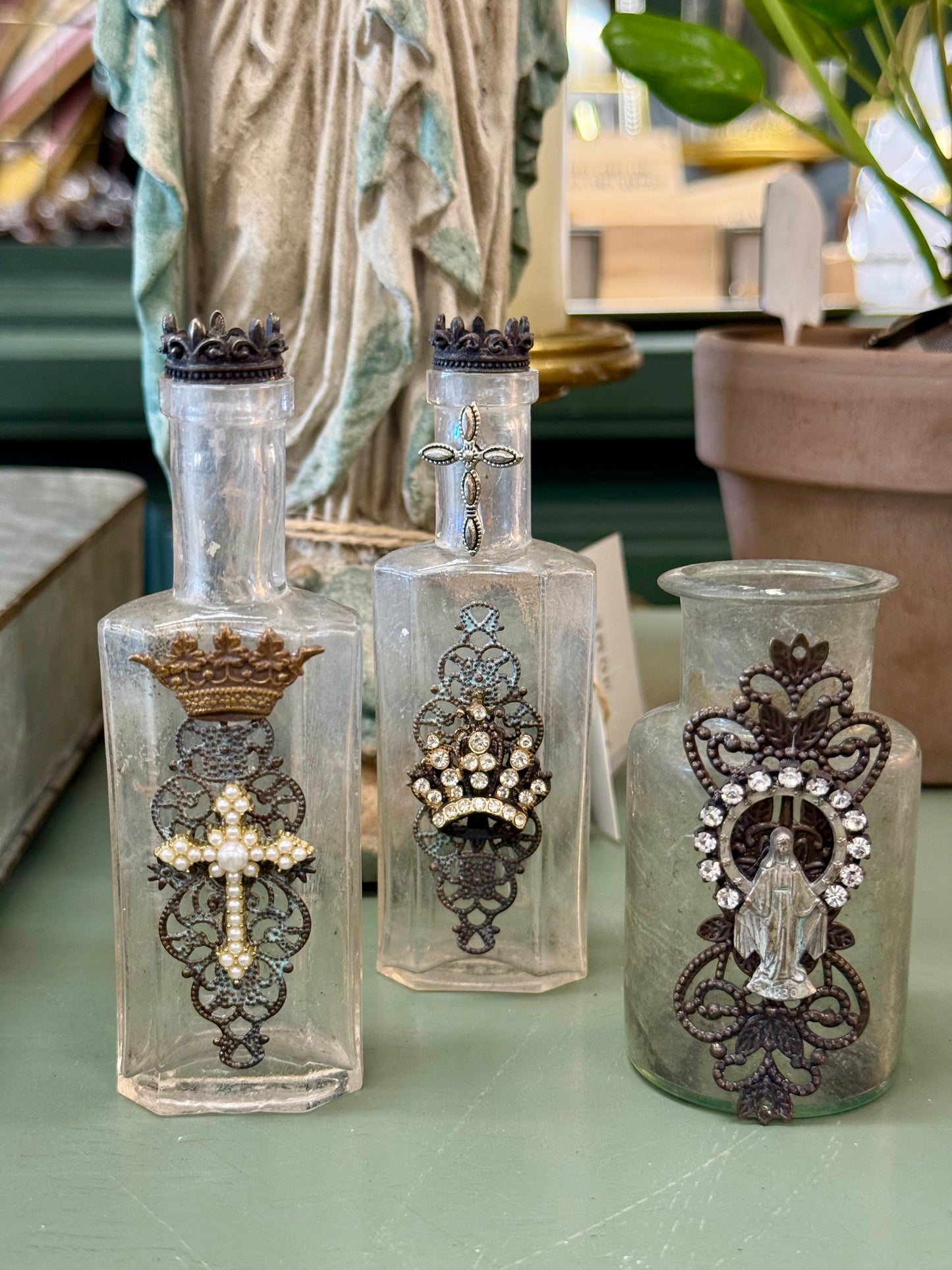Gilded Devotional Bottles