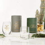 I Believe In Cocktails Double Old Fashioned Glass