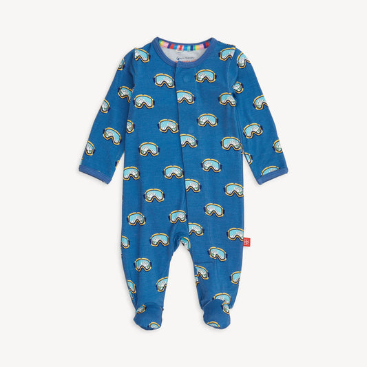 Blue Powder Playtime Modal Footie