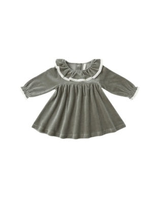 Forest Velour Dress