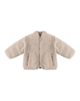 Shearling Oat Zip Jacket