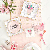 Love You Mom Foil Table Runner