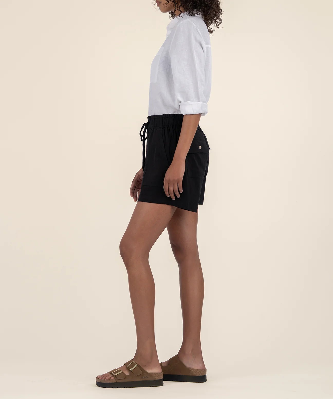 Katana Linen Drawstring Shorts