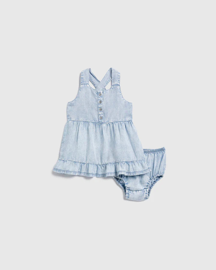 White Out Wash Dress set