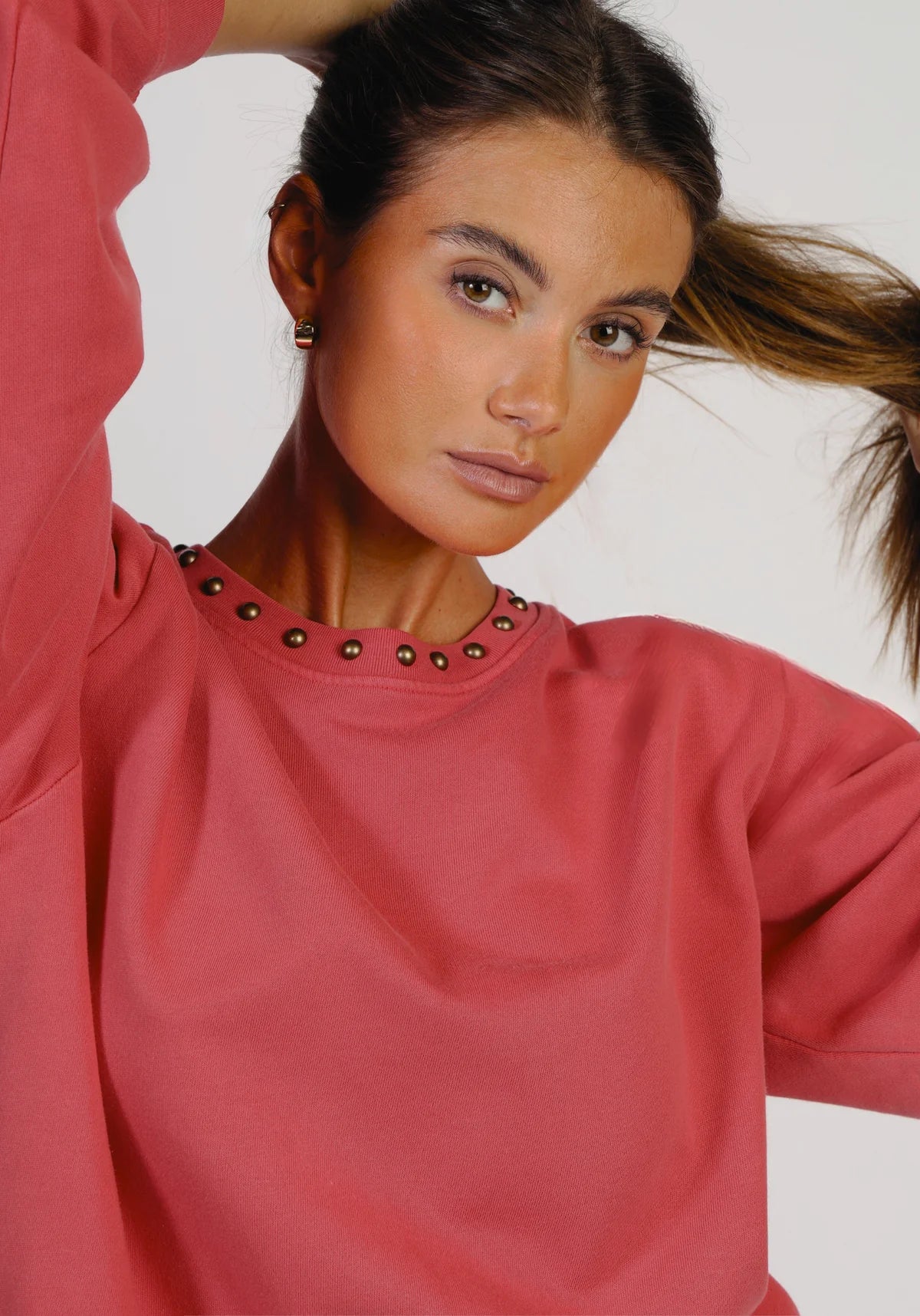 Goldie Sweatshirt in Real Red