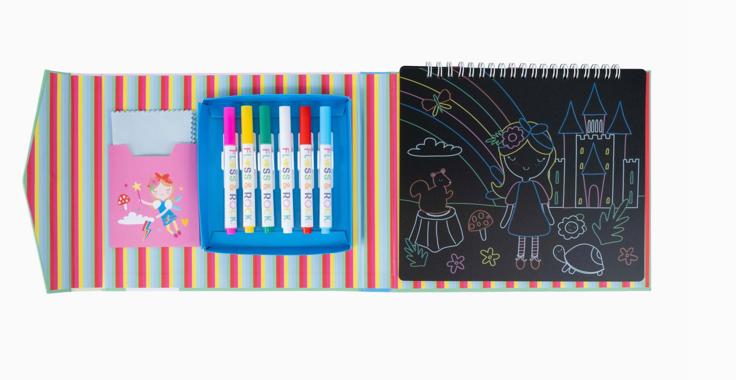 Floss & Rock Rainbow Fairy Chalkboard Sketchbook