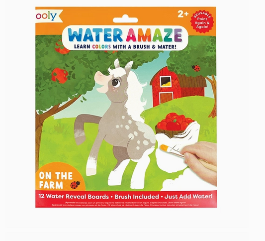 Ooly Water Amaze Water Reveal Boards- On the Farm