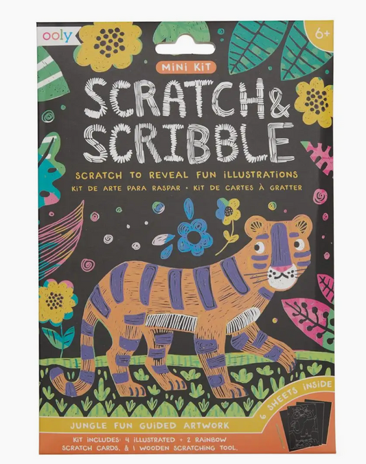 Ooly Scratch & Scribble Jungle Fun