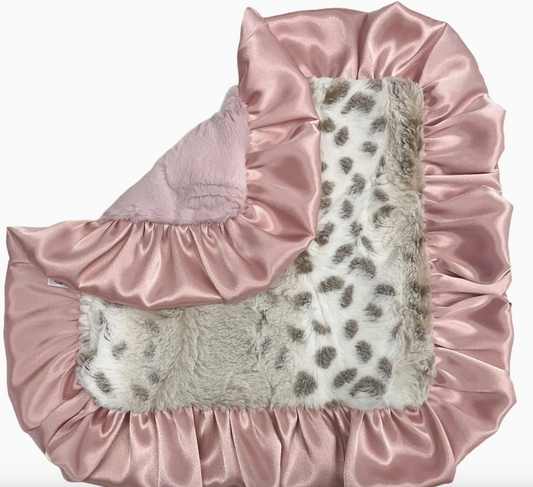 Rockin Royalty Snow Cat Lovie  Blanket