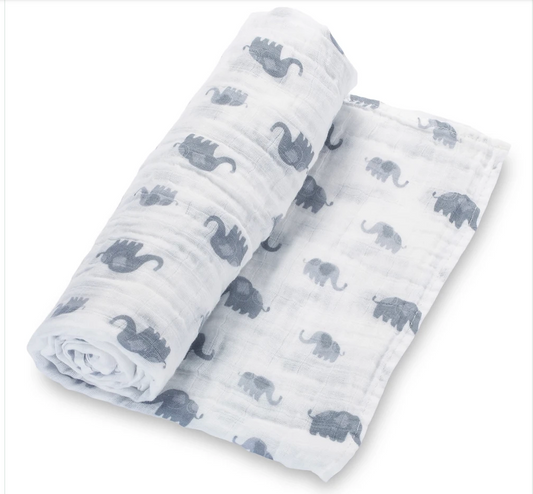 Lolly Banks Elephantastic Baby Swaddle Blanket