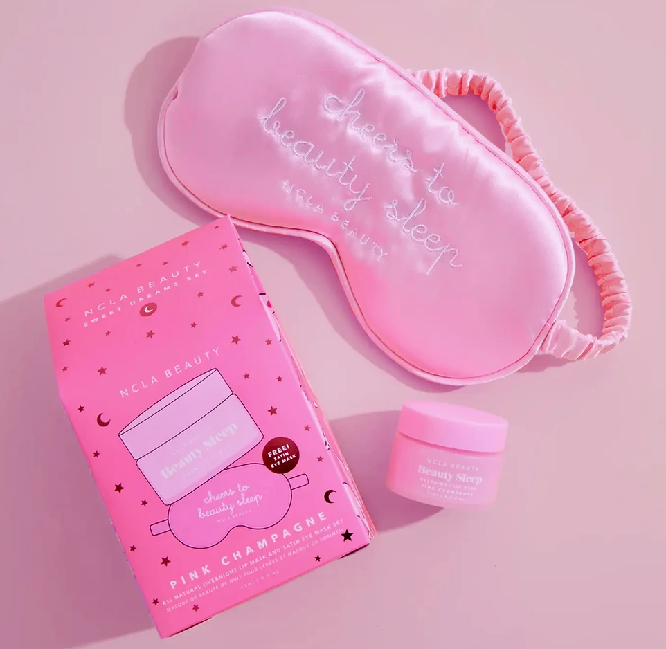 Sweet Dreams Pink Champagne Lip Mask Set