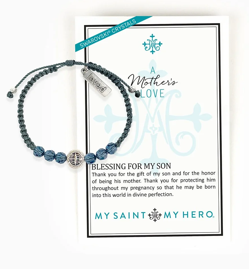 A Mothers Love Blessing For My Son Bracelet
