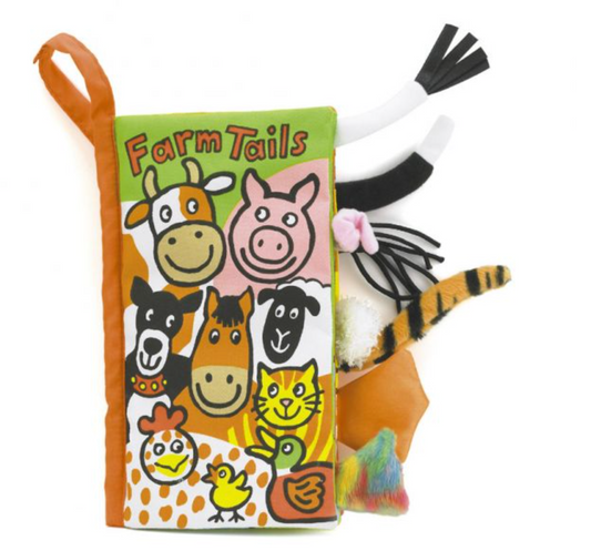 Jelly Cat Farm Tail Crinkle Book