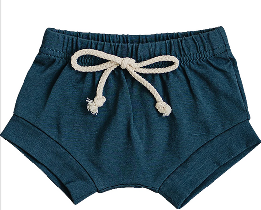 Mebie Baby Navy Cotton Shorts