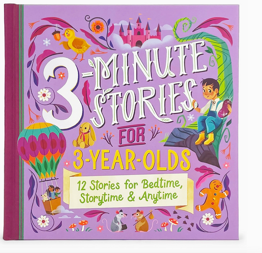 Cottage Door Press 3-Minute Stories For 3-Year-Olds Story Book