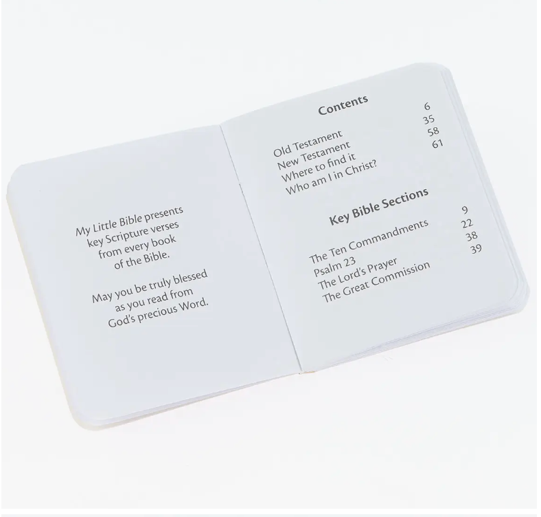 My Little Bible – Illustrated Christian Baby Gift for Baptism