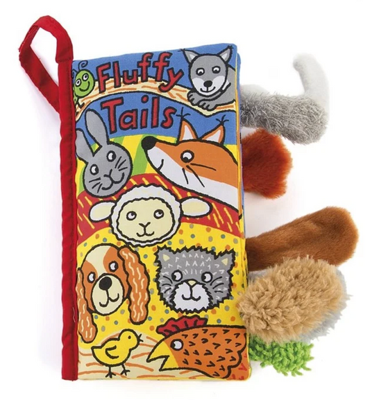 Jelly Cat Fluffy Tail Crinkle Book