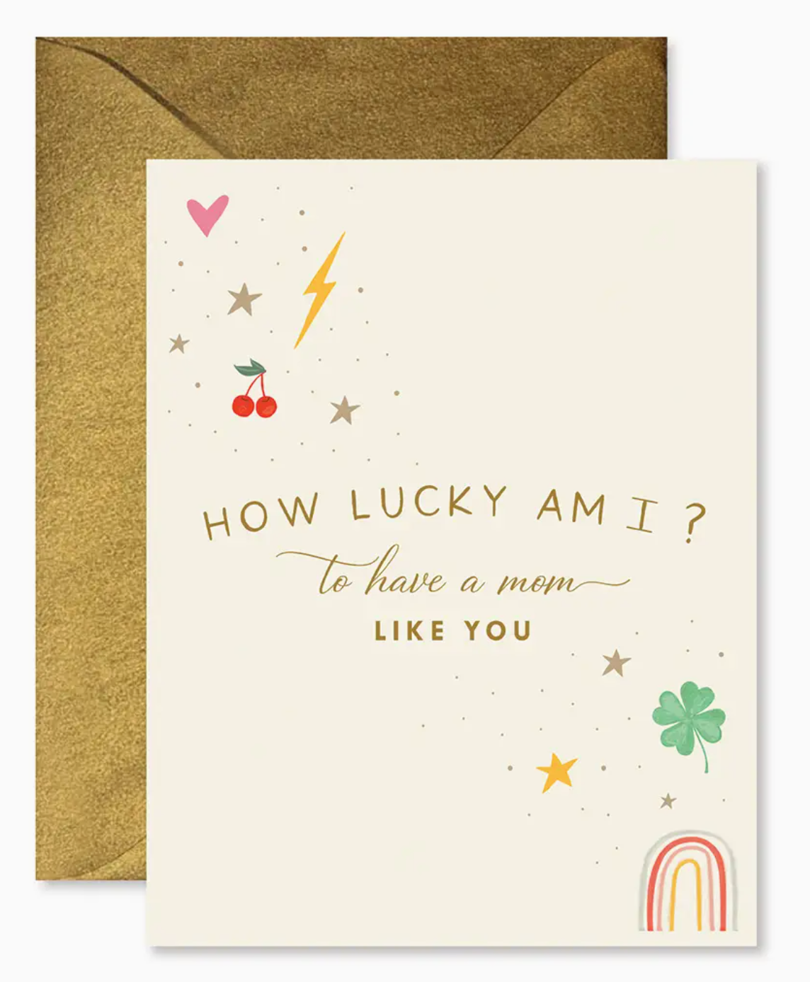 Ginger Design Lucky Mom Greeting