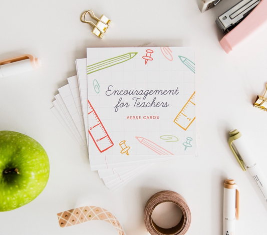 The Daily Grace Co Encouragement For Teachers Verse Cards
