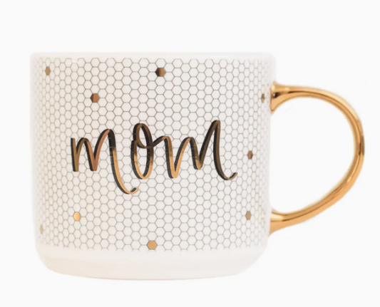 Sweet Water Decor Mom Gold Tile Coffee Mug
